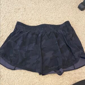 Women's Black Camo Shorts